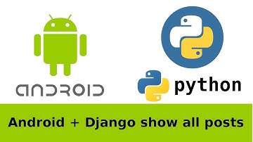 Android, React Native + Django rest application ListAPIView. Android client part 2.