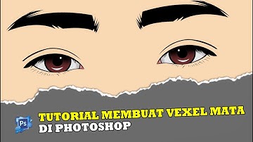Tutorial Membuat Vector Vexel Mata (Khusus Pemula) Karikatur Photoshop