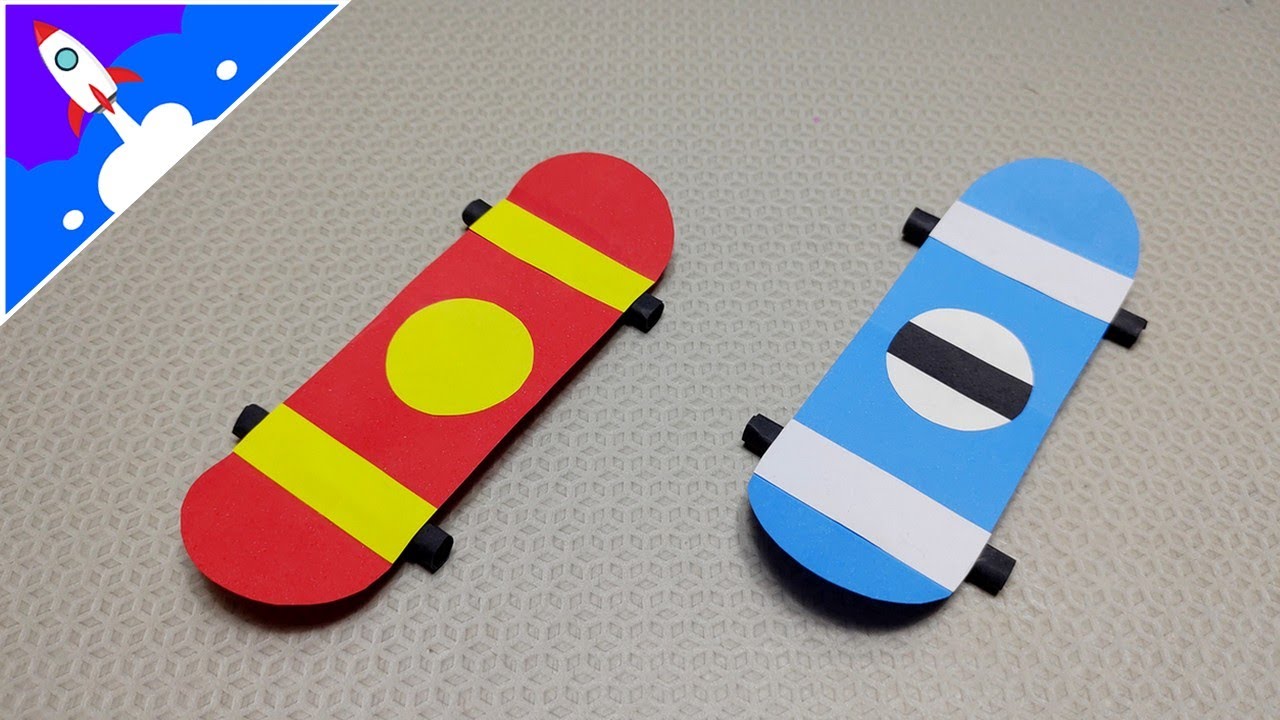 Como fazer um Fingerboard de papel - Skate de dedo 2020 