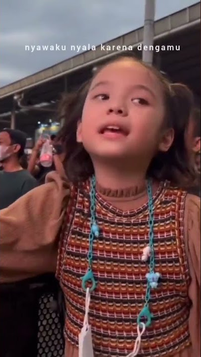 Gempi gemoy banget...moment pertama gempi nonton konser