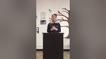 COMM 110 Informative Speech