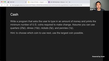 A Taste of Python - CS50