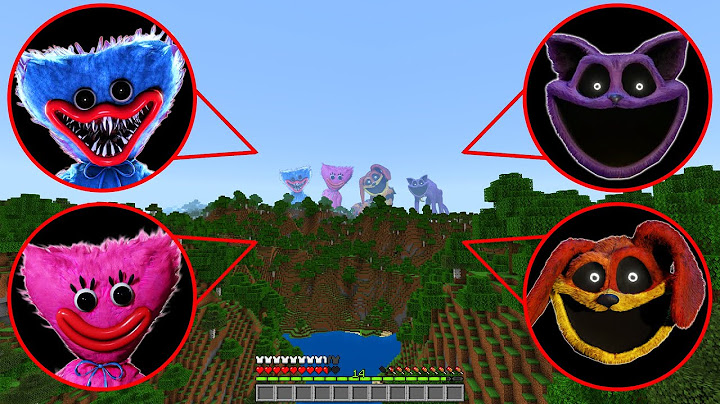 Catnap vs Dogday vs Huggy Wuggy vs Kissy Missy in Minecraft (Poppy Playtime Chapter 4)
