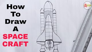 How to Draw a Space Shuttle (Space Craft)