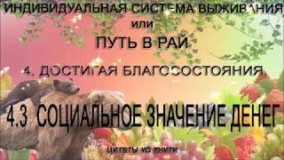 Видео 4.3 Социальное значение денег (автор: N I)