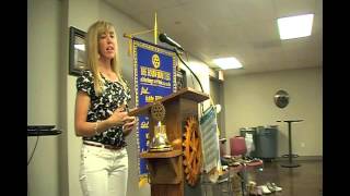 Angela Asbill Speaking - Rotary 2013