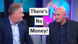 There's No Money - Piers Morgan Clashes With Mick Lynch