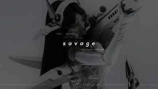 aespa - savage instrumental ver. (sped up + reverb)