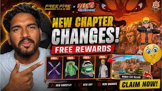 NARUTO IS BACK! 😱 New Chapter, Hidden Leaf & FREE Rewards | Free Fire - Naruto Chapter 1 Returns 🤫