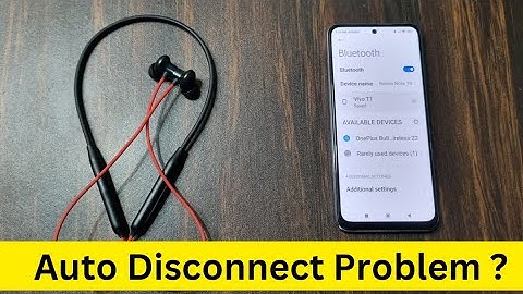 OnePlus Bullets Wireless Z2 Auto Disconnect Problem | OnePlus Neckband Auto Disconnect Problem