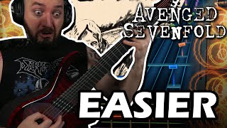 First Time Listening And Playing: Avenged Sevenfold - Easier | Rocksmith Guitar Cover