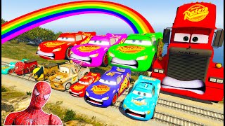 GTA V SPIDERMAN 2, FIVE NIGHTS AT FREDDY'S, POPPY PLAYTIME CHAPTER 3 Join in Epic New Stunt Racing