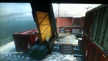 BO2: Combat axe across map Cargo