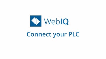 Connect your PLC to WebIQ