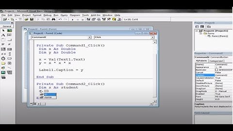 lec6_part2_ variables and define new type in VB6 |  المتغيرات فى الفيجول بيسيك انواعها واستخادماتها