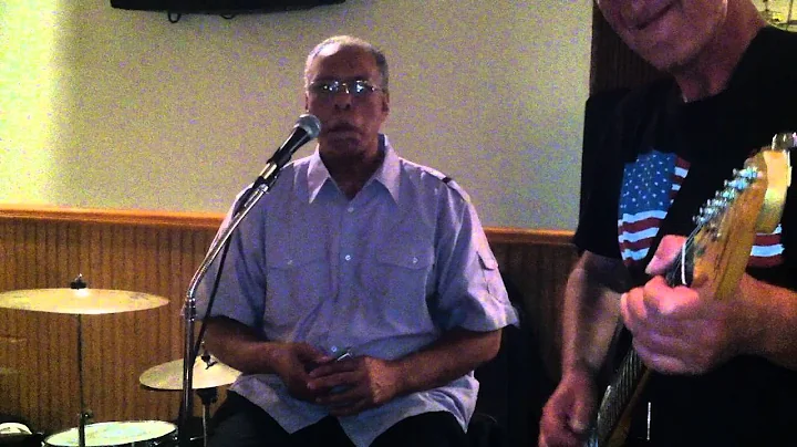 Harry Sutton Sr Singing the blues at Je's restaura...
