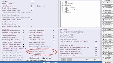 Maintain Data Checklist in BUSY (English)