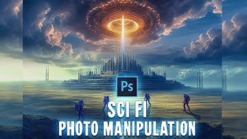 Transform Your Photos into Sci Fi Magic: Space Ship Landing Effect - Photo Manipulation Tutorial !!