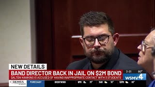 Bond increased to $2M for band director charged with rape in accused relationship with student in...