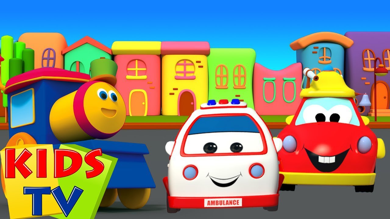 ⁣Bob el tren | Enseñar el transporte | Vehículos para niños | Bob Transport Adventure
