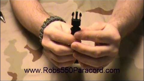 How to Unravel a Survival Bracelet : www.Robs550Paracord.com