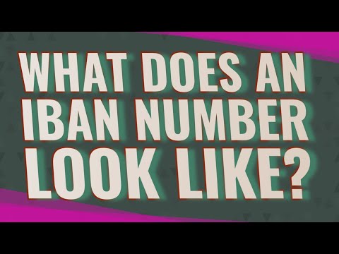 ვიდეო: როგორ გამოიყურება IBAN ნომერი?