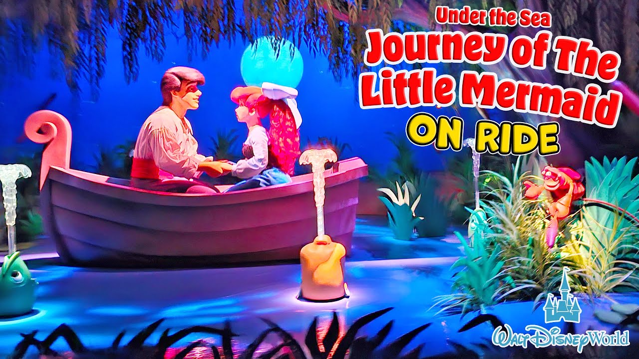 Under the Sea Journey of The Little Mermaid | Magic Kingdom | Walt ...