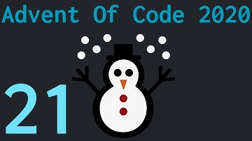 Advent of Code 2020 - Day 21