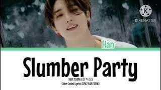 Han Jisung - Slumber Party Color Coded Lyrics (Ai Cover)