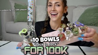 10 BOWLS FOR 100K SUBSCRIBERS
