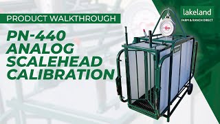 How to Calibrate the Analog Scalehead of the Lakeland Sheep & Goat Weigh Scale