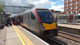 Trains at Cambridge North Station