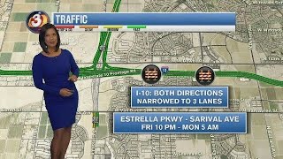 VIDEO: Phoenix area weekend freeway restrictions
