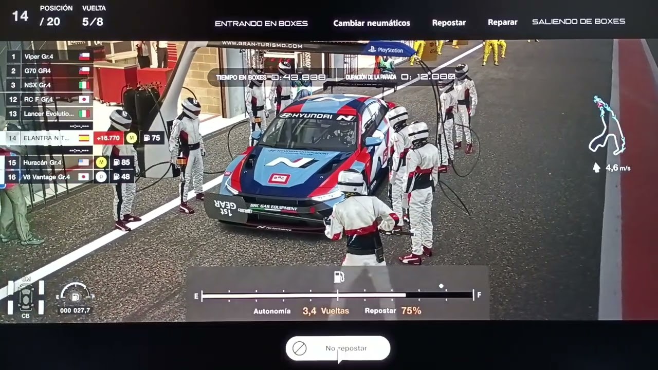 GT7️⃣🏁700🏆Spa🇧🇪🌦Hyundai Elantra NTC 🇰🇷⛽️1️⃣🛞Ⓜ️🅱️W💧BOX4️⃣