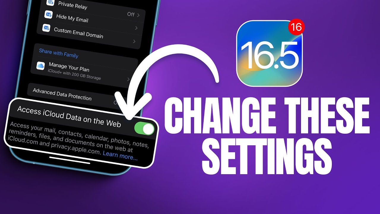 iOS 16.5 - Settings You NEED To CHANGE RIGHT AWAY! - YouTube