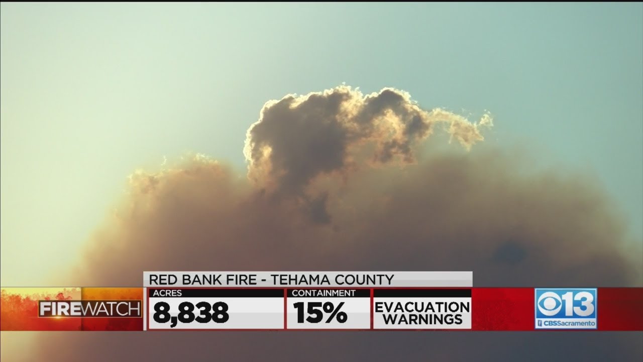 Red bank Fire In Tehama County Burning Nearly 8,900 Acres