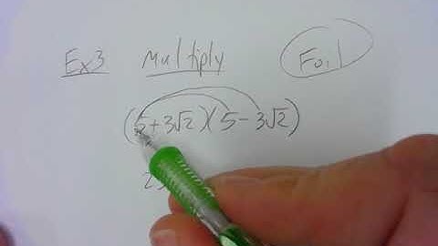 6 3 Binomial Radical Expressions