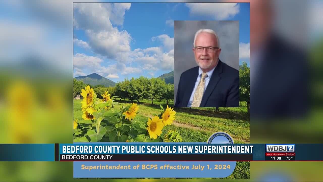 Bedford County Public Schools New Superintendent - YouTube