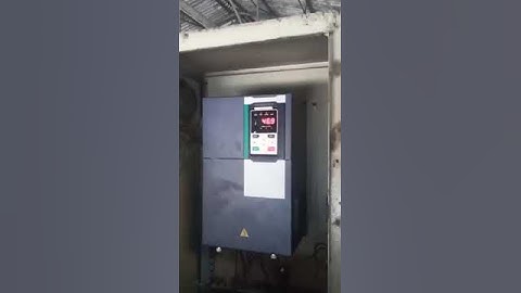 Our VEIKONG Make AC Drive 22KW 30HP SuccessfullyRunning in Hoist Application With 6 Ton Weight