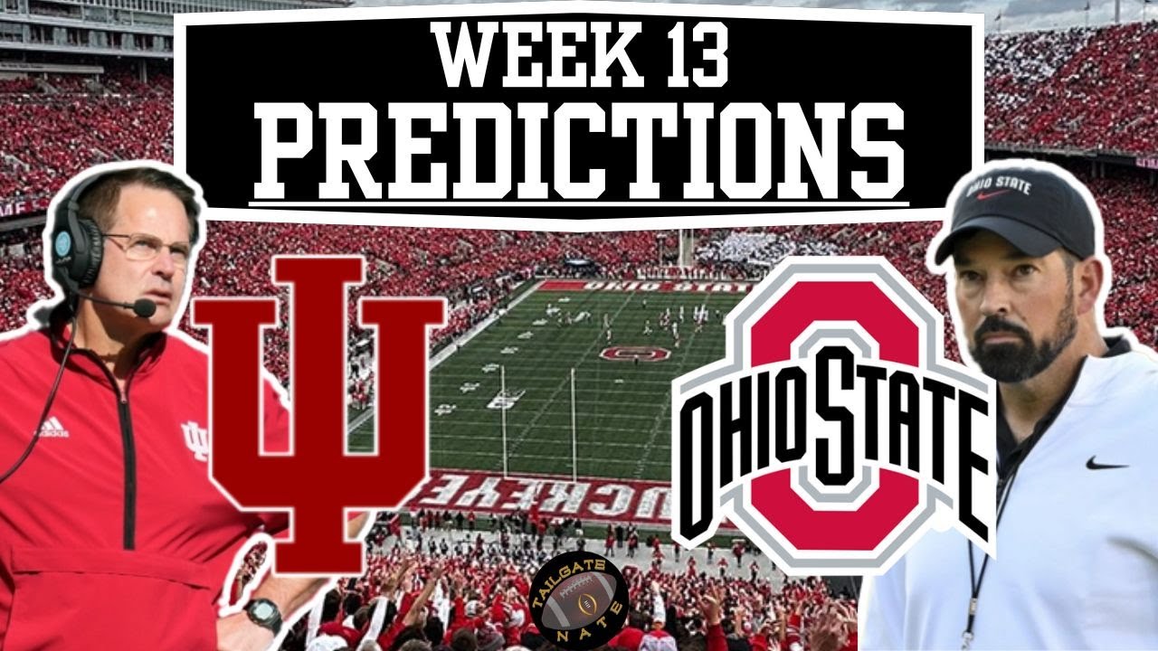 Indiana vs Ohio State Week 13 Predictions - YouTube