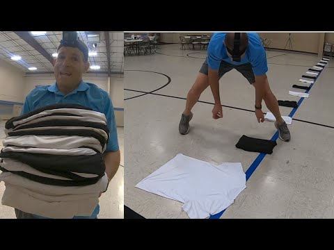 Most T-Shirts Folded in One Minute - World Record!