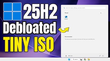 Windows 11 25H2 TINY11 ISO 🚀 Official No-Bloatware Install!"