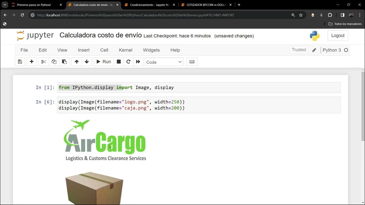 APRENDE PYTHON DESDE CERO CON JUPYTER NOTEBOOK - Parte 5 Cotizador para ...