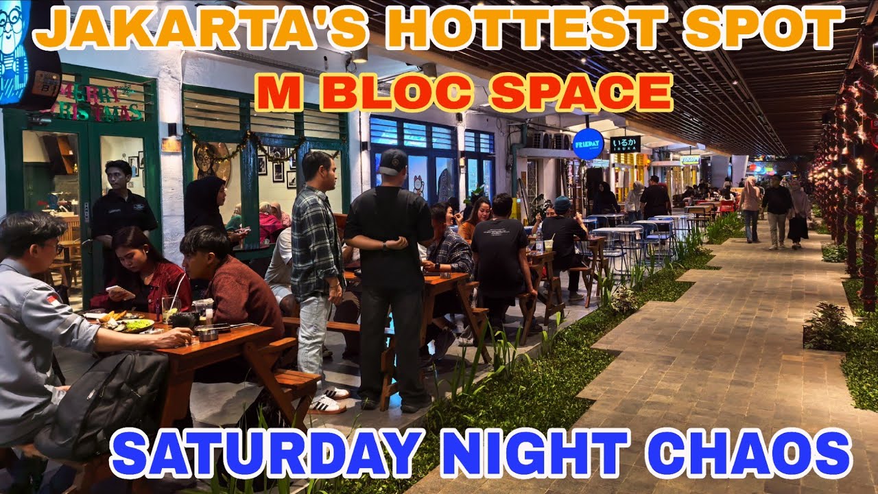 Jakarta's SECRET Gen Z Hangout (M Bloc Space Chaos) 