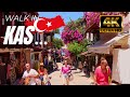 KAS Turkey walking tour 4k video