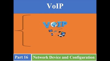 Part 16. Voice Over Internet Protocol (VoIP) Configuration