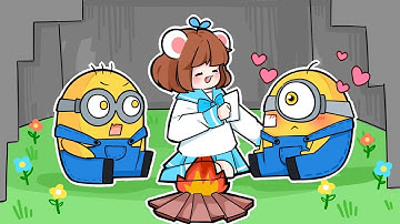 Mèo Simmy 1 Ngày Sống Chung Với Gia Đình Minions Trong Minecraft