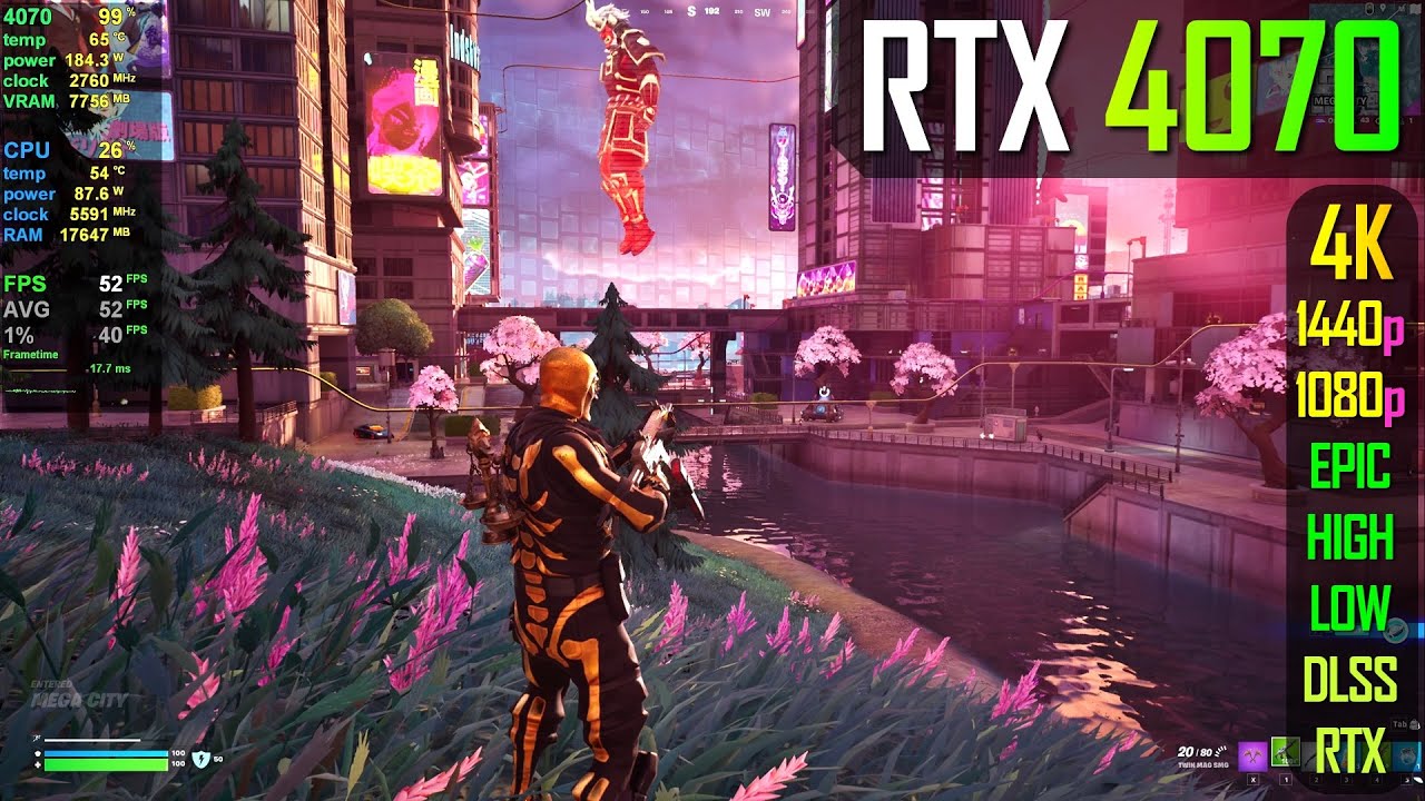 Play Fortnite on RTX 30 Series