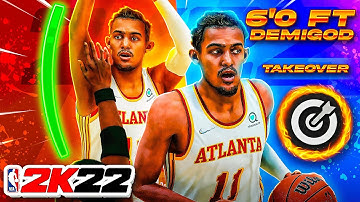 *GAMEBREAKING* NEW DEMIGOD PLAYSHOT BUILD in NBA 2K22! FASTEST DRIBBLE MOVES + SHOOTS 3s FROM DEEP!