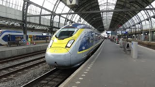 Treinen in Amsterdam Centraal (met Eurostar!!) | de treinreiziger treint door Nederland